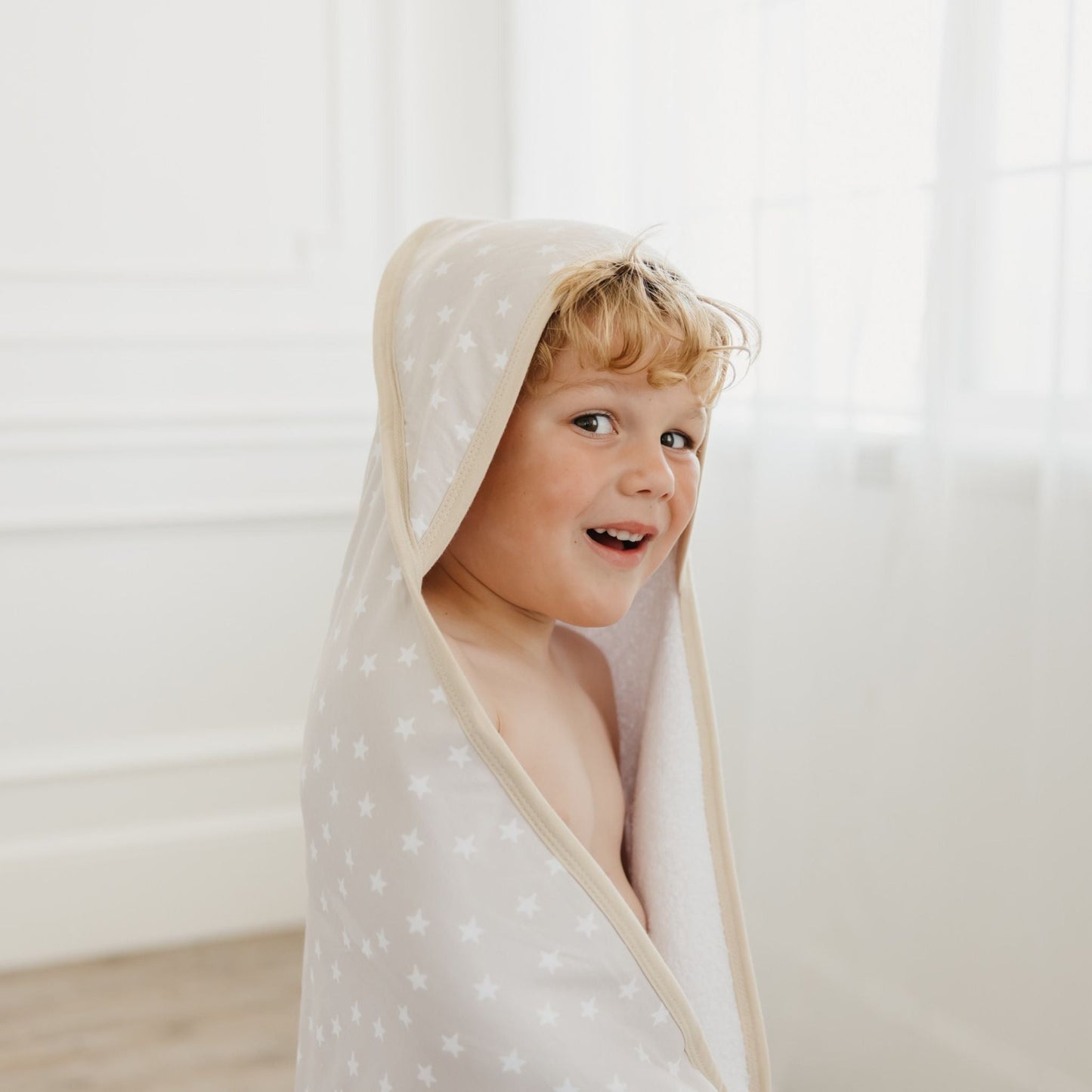Premium Baby Knit Hooded Towel - Twinkle