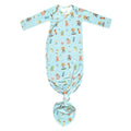 Newborn Knotted Gown - Tanner