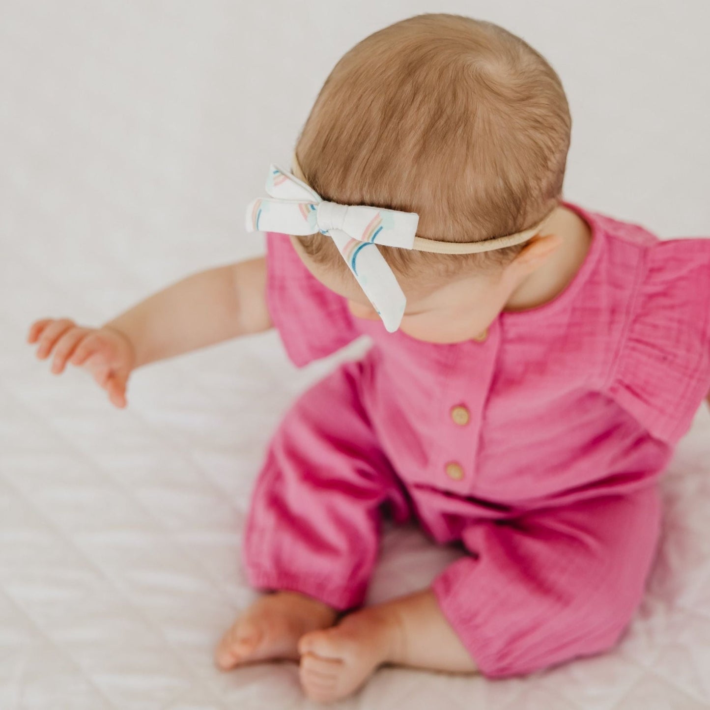 Ribbon Baby Bow - Daydream