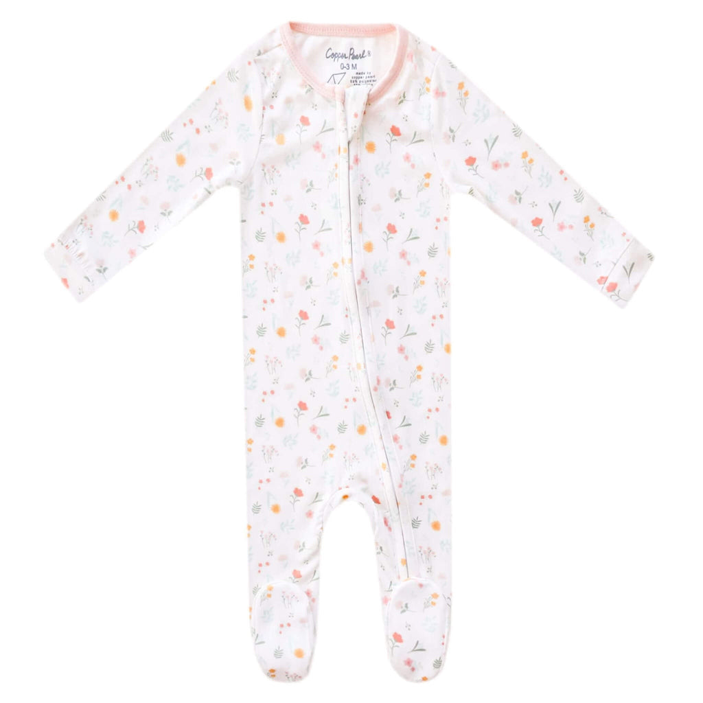 Zip-Up Footie Pajama - Mabel