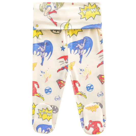 Footed Baby Pants - Justice League