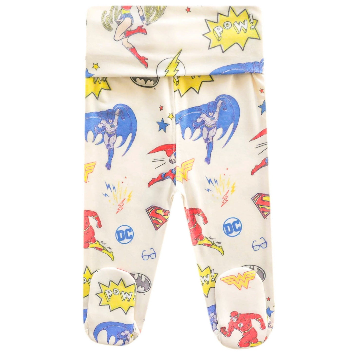 Footed Baby Pants - Justice League