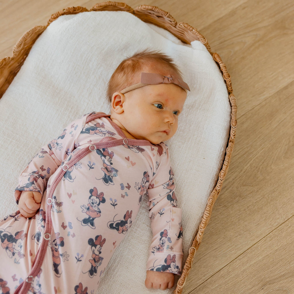 Newborn Knotted Gown - Minnie Mouse