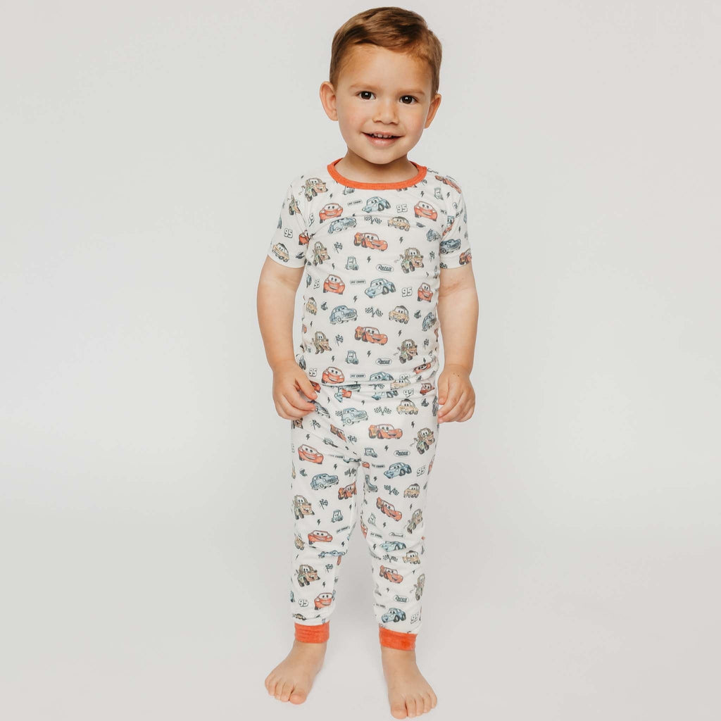 2pc Short Sleeve Pajamas with Pants - Disney Pixar Cars