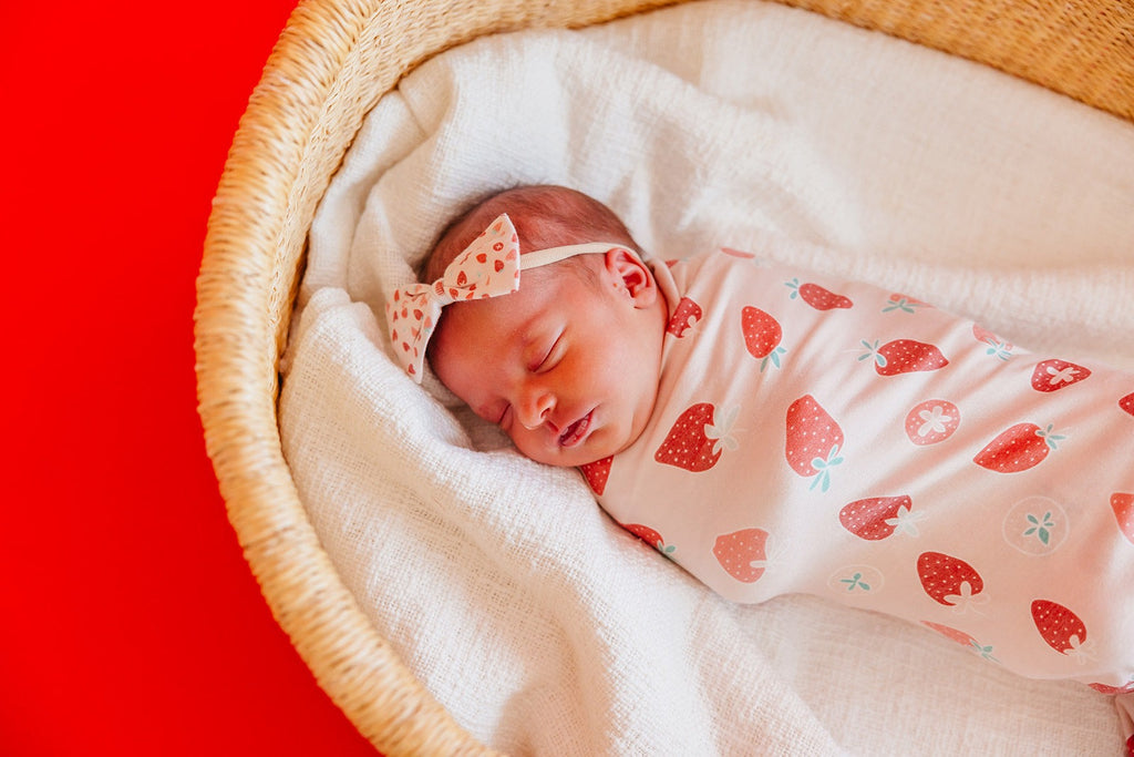 Bowtie Baby Bow - Strawberry