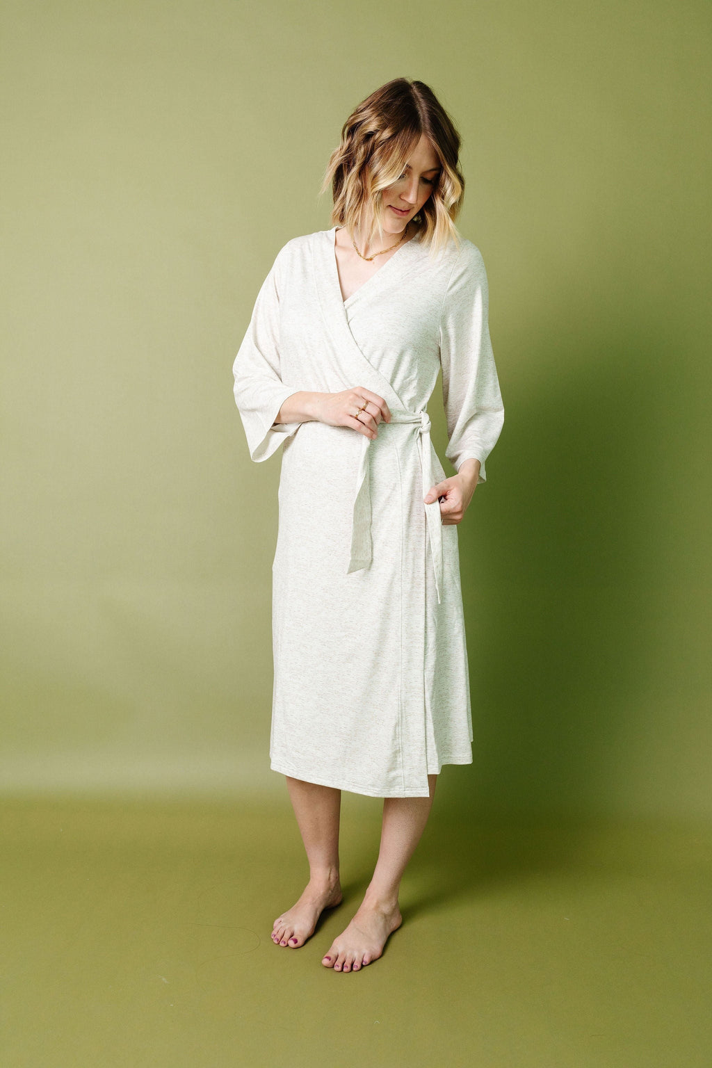 Women's Everyday Robe - Oat