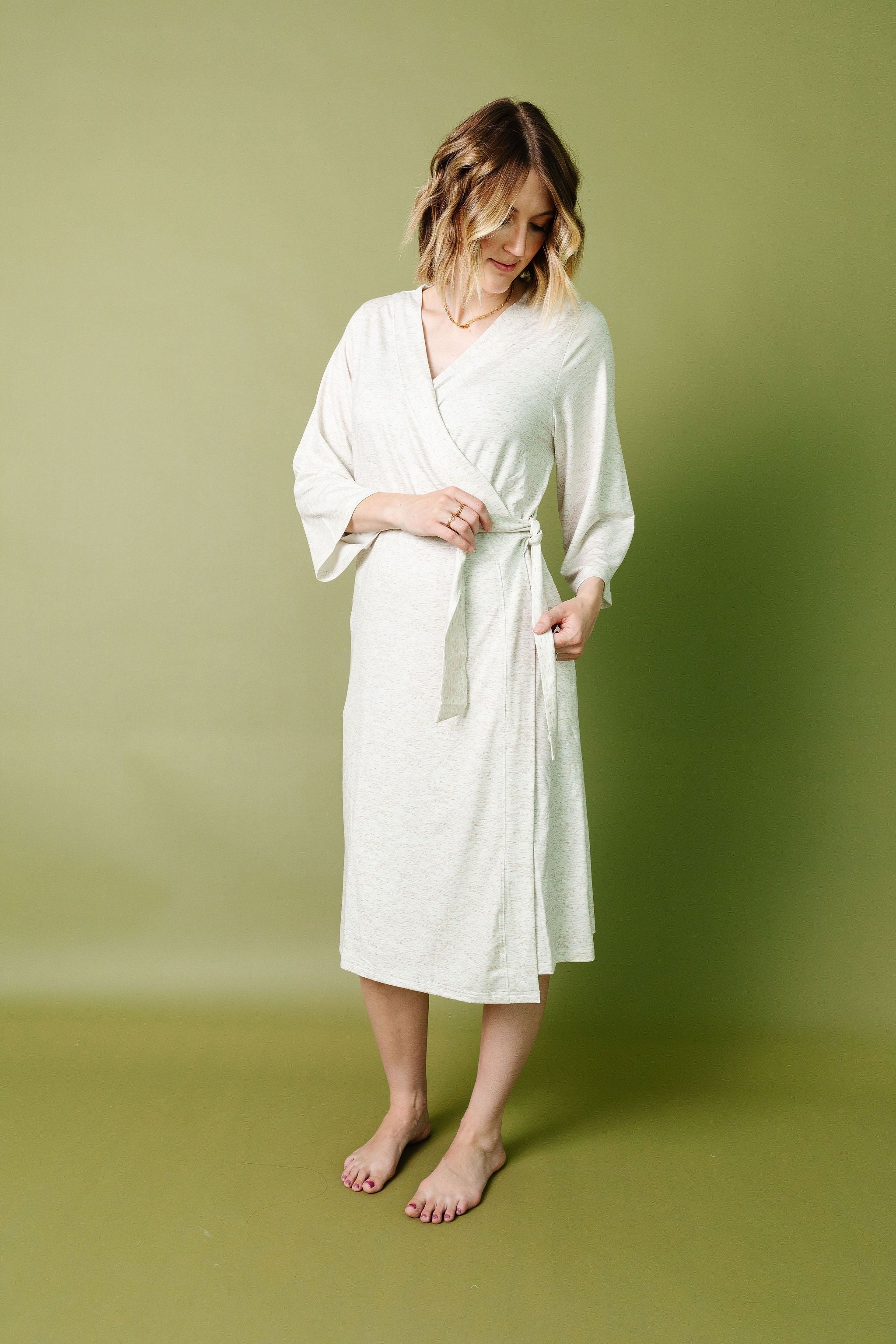 Women's Everyday Robe - Oat