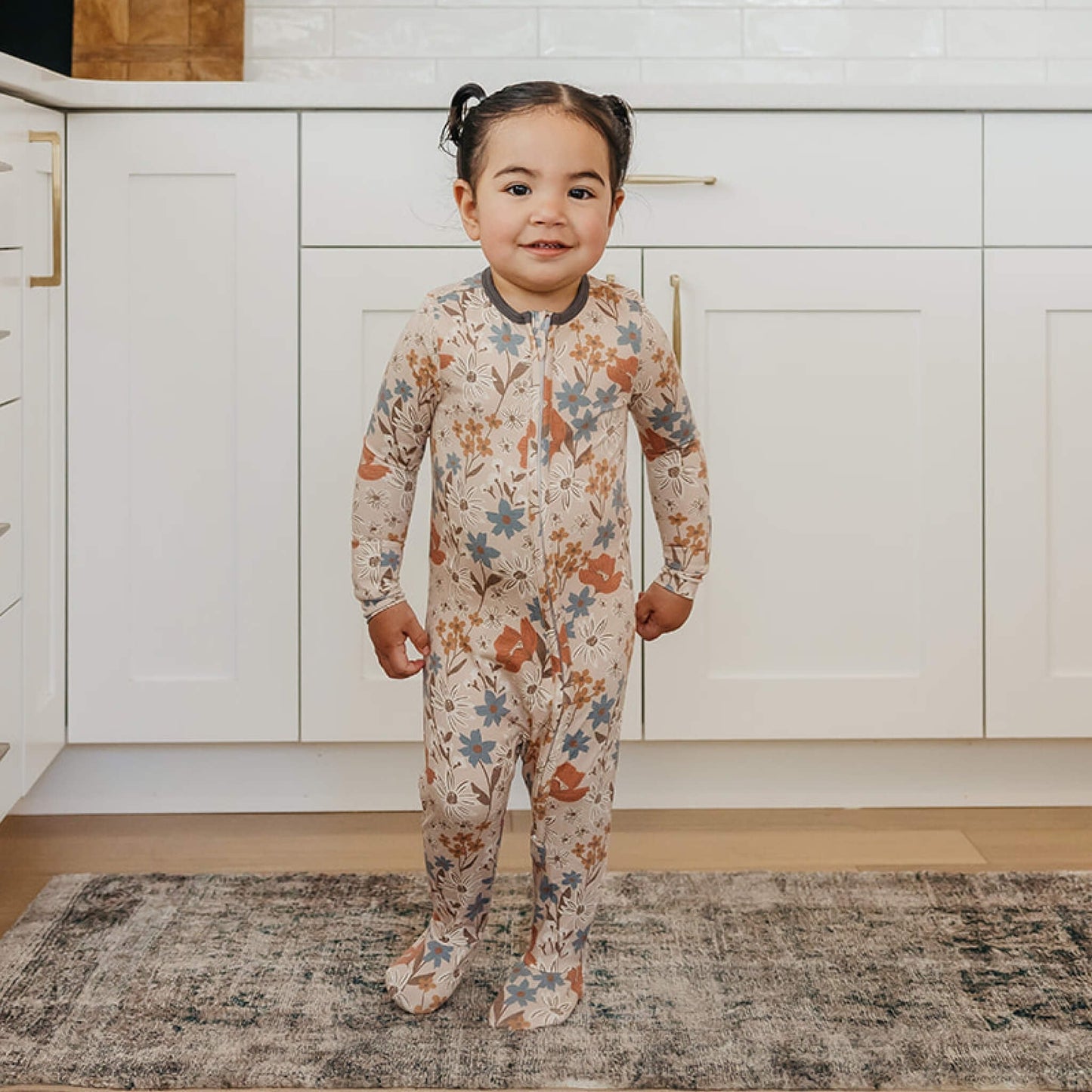 Zip-Up Footie Pajama - Eden