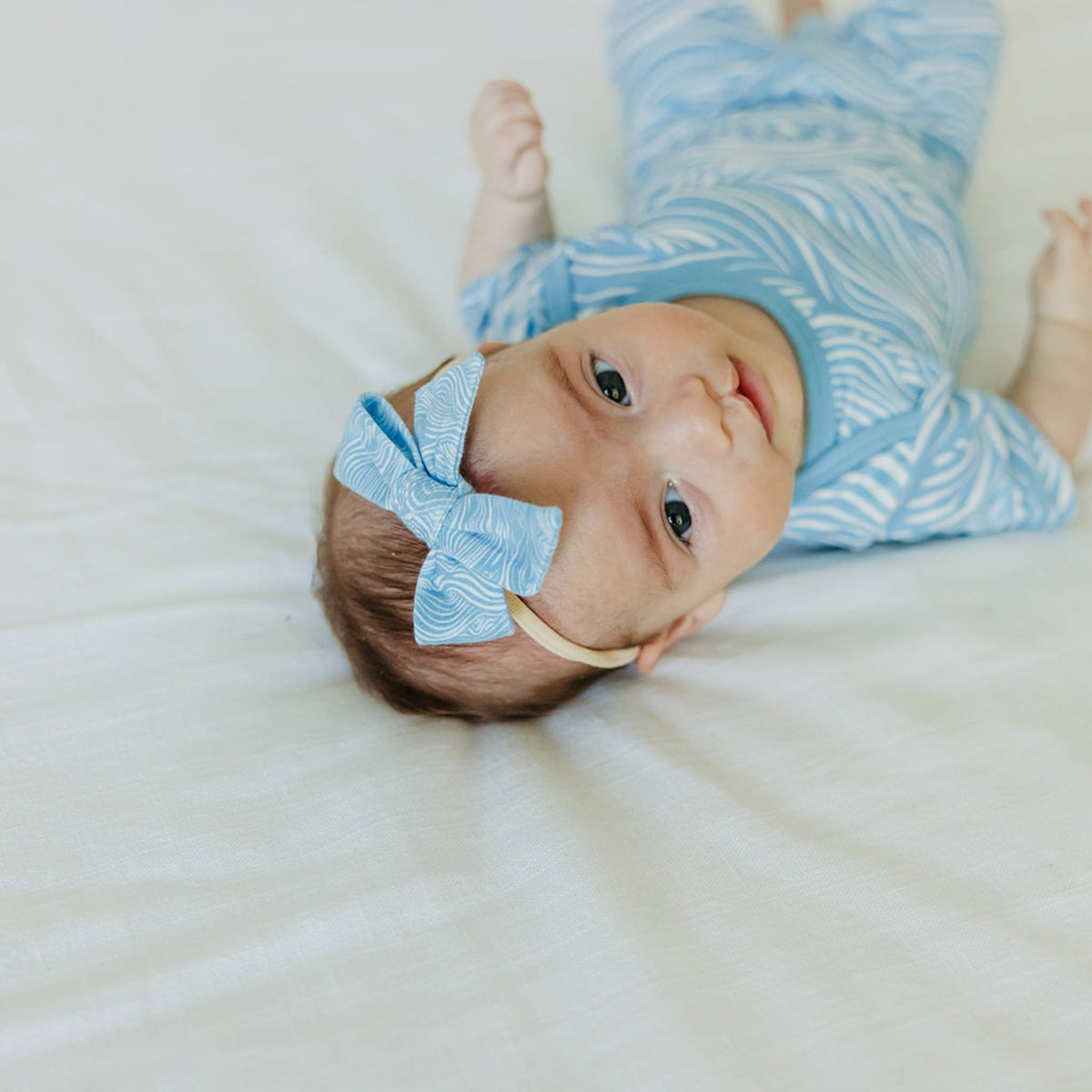 Classic Baby Bow - Surf