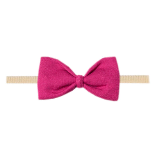 Bowtie Baby Bow - Raspberry
