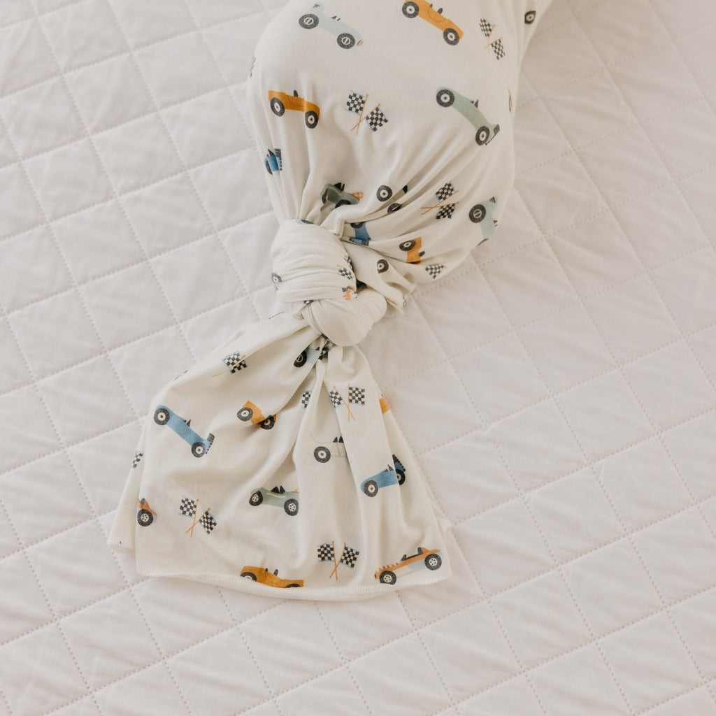 Knit Swaddle Blanket - Speedster