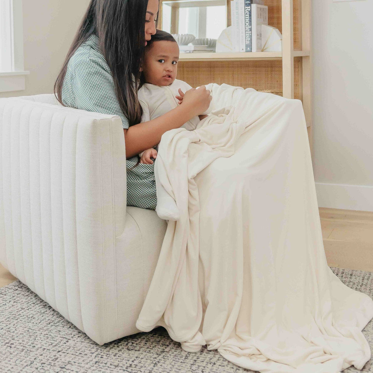 Three-Layer Jumbo Quilt - Cru