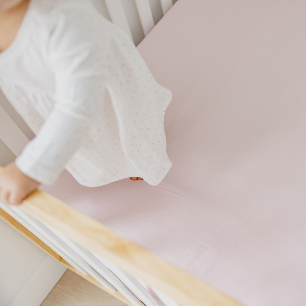 Premium Knit Fitted Crib Sheet - Blossom