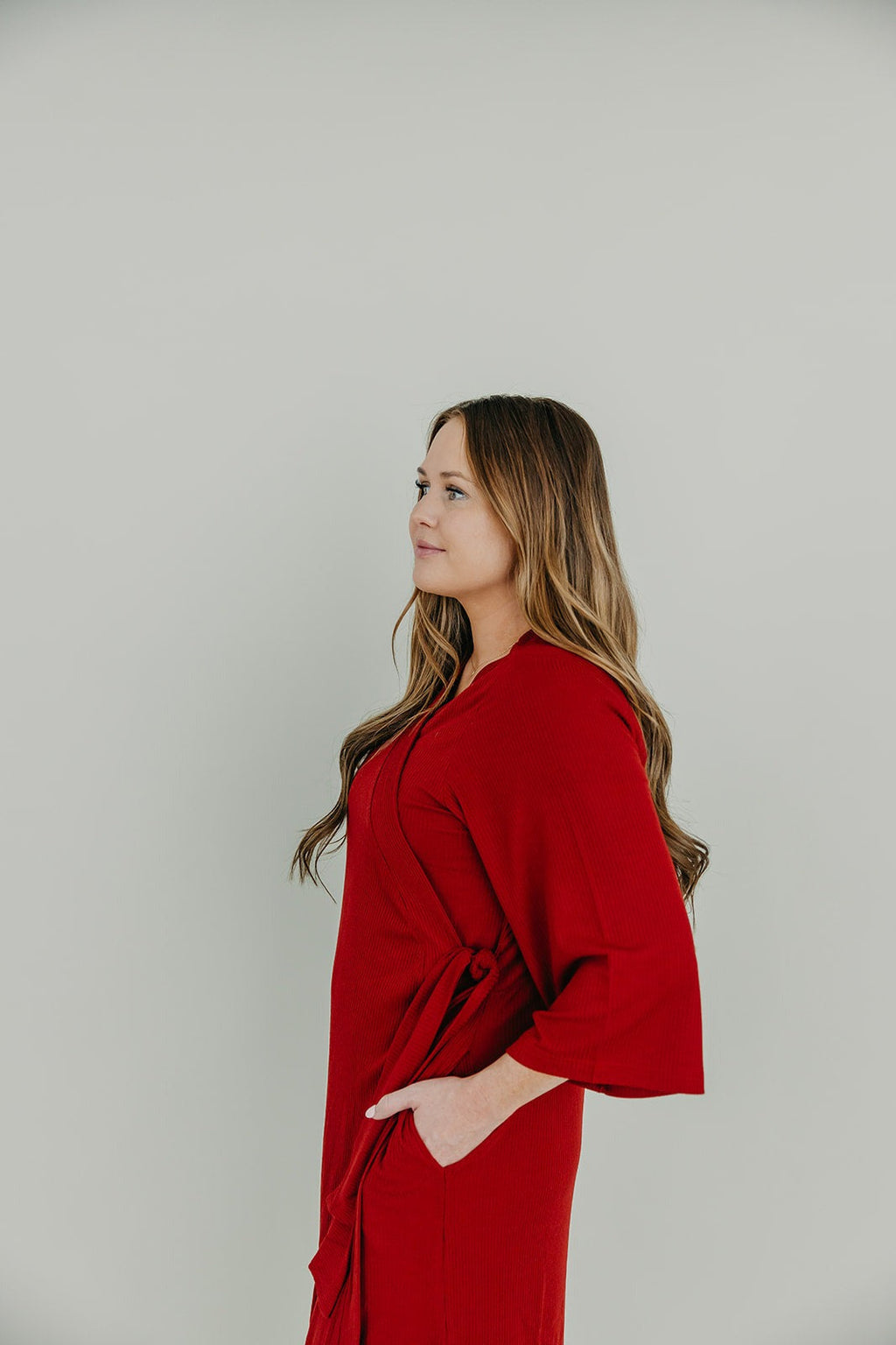 Women's Everyday Robe - Cranberry