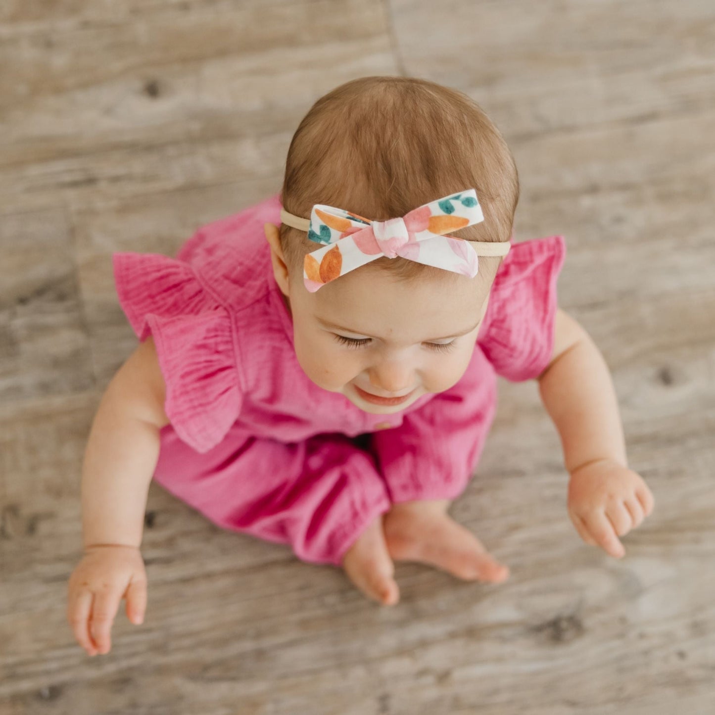 Ribbon Baby Bow - Siena