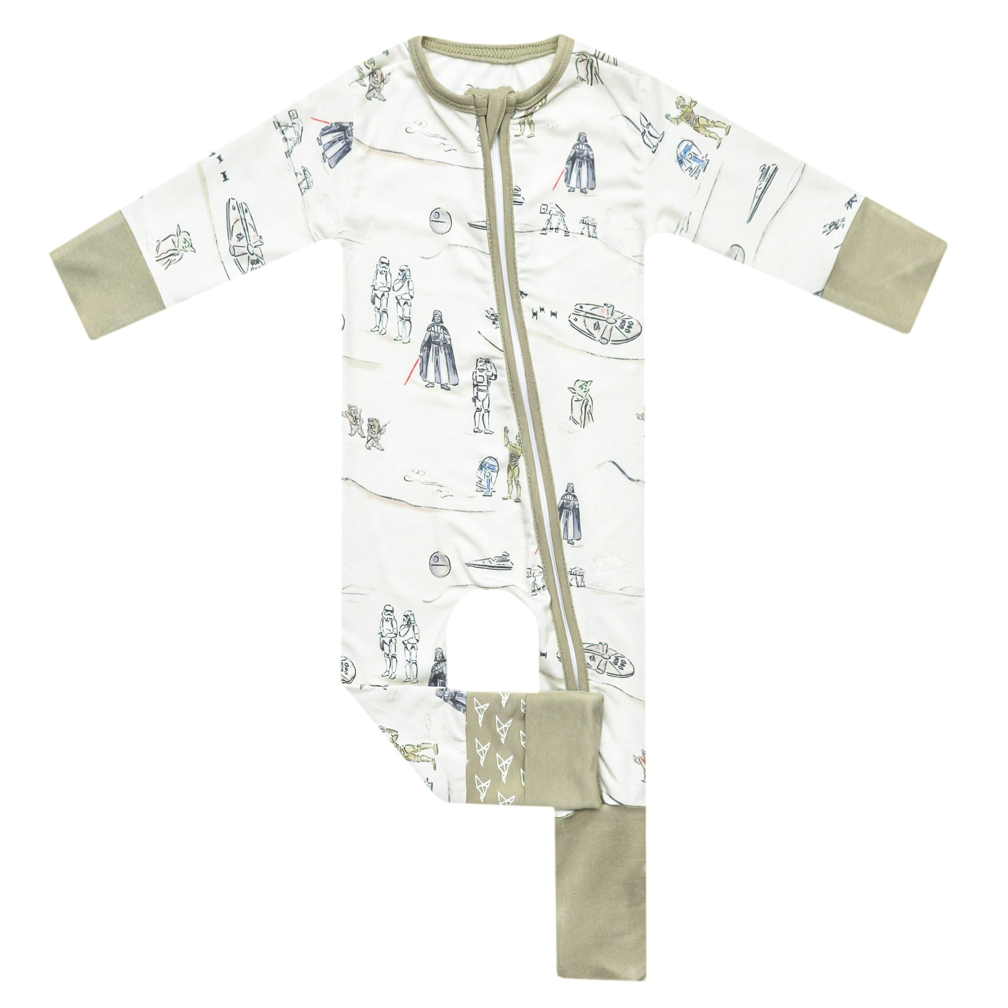 Convertible Zip-Up Footie - Tatooine