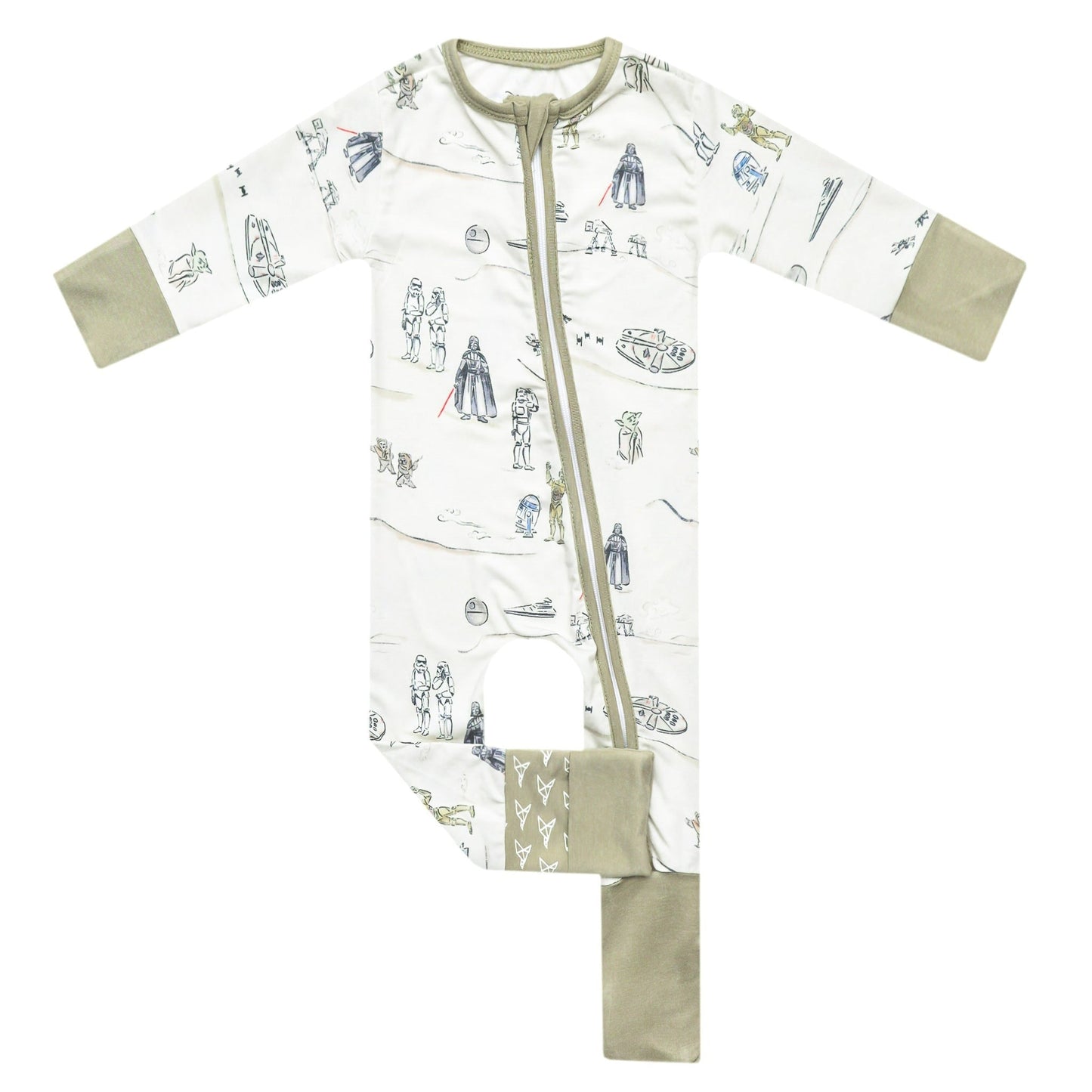Convertible Zip-Up Footie - Tatooine