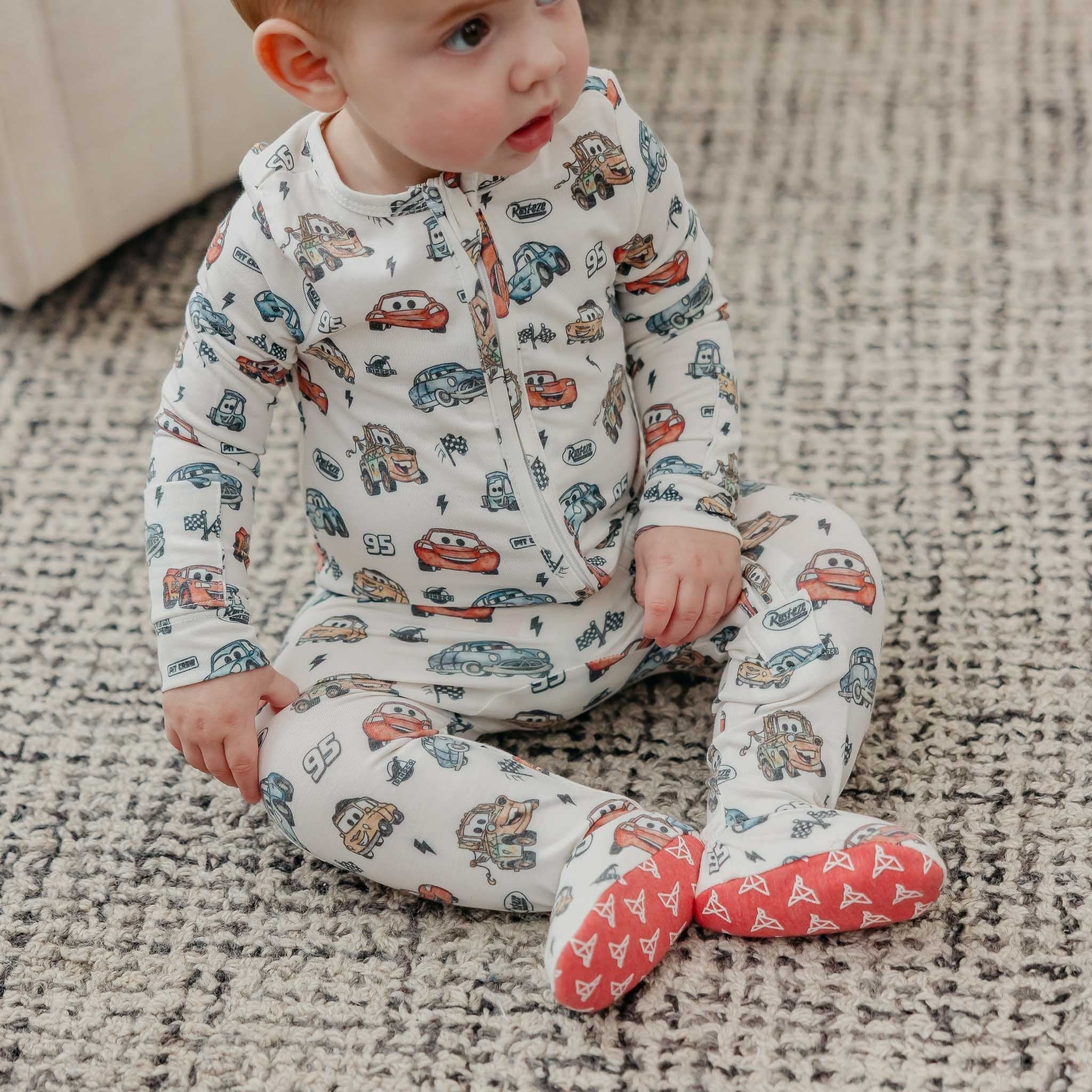 Zip-Up Footie Pajama - Disney Pixar Cars