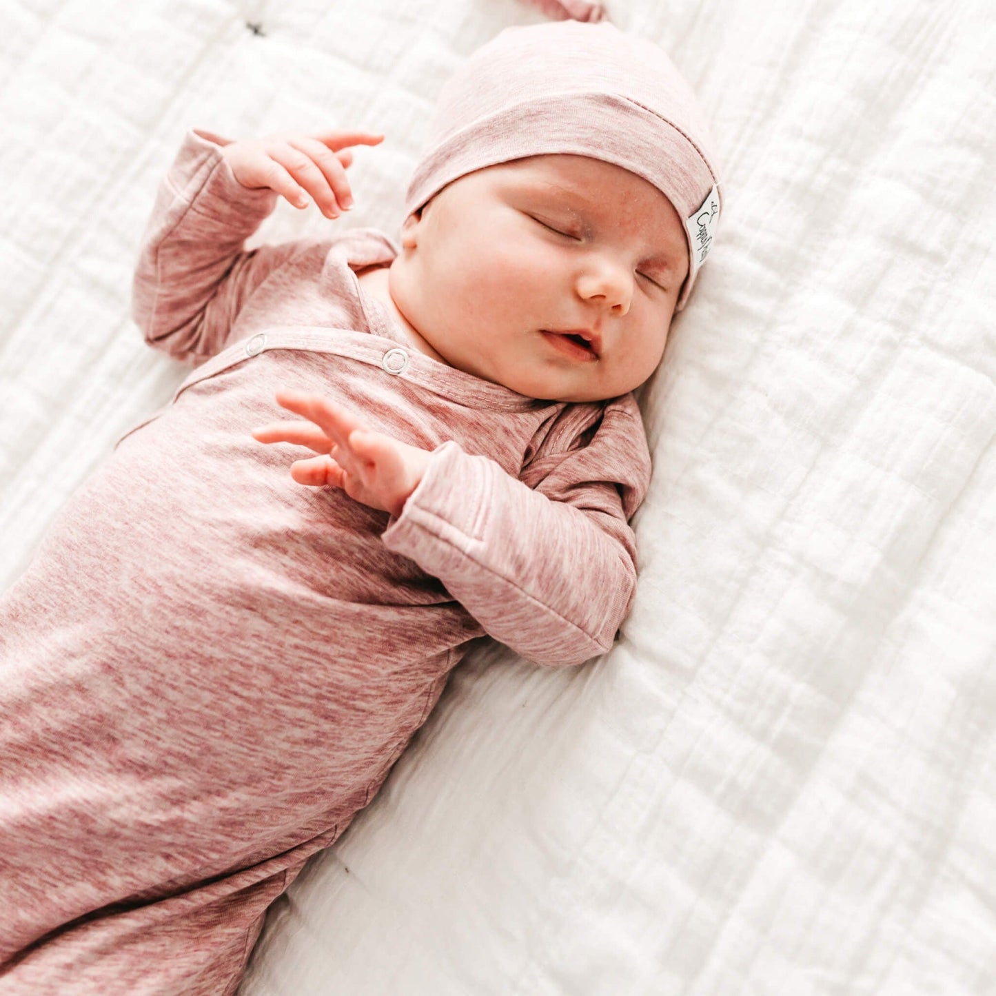 Newborn Knotted Gown - Maeve