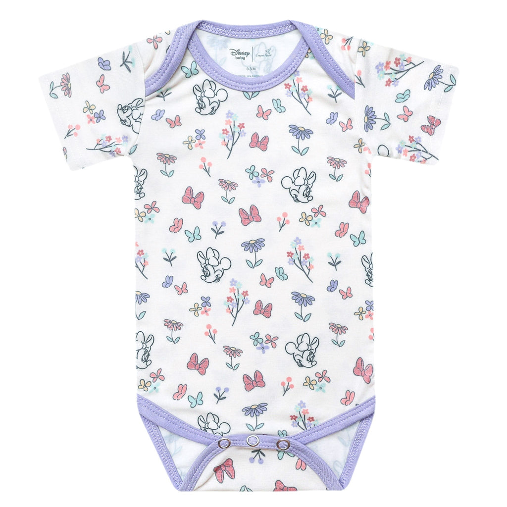 Short Sleeve Bodysuit - Minnie Mouse's Bowquet