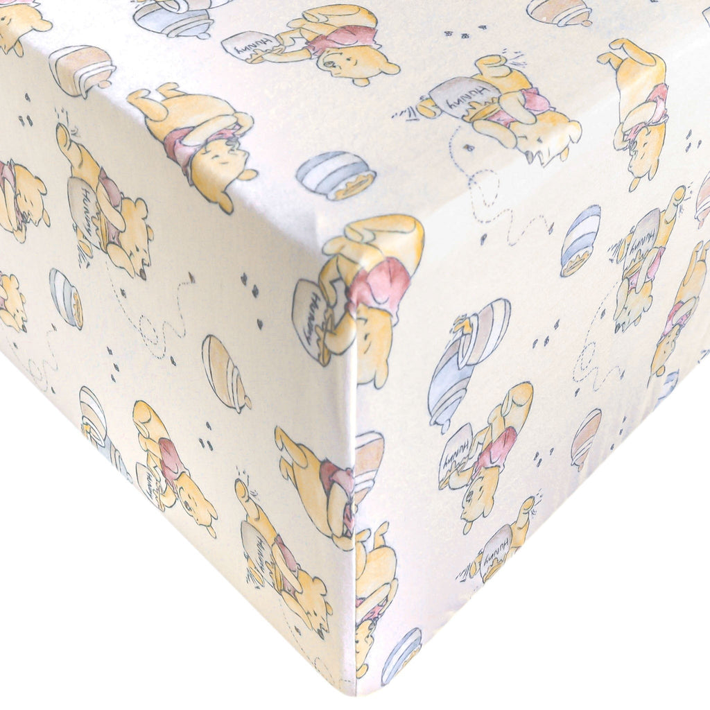 Premium Knit Fitted Crib Sheet - Hunny
