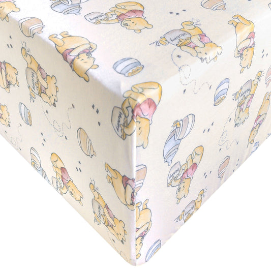 Premium Knit Fitted Crib Sheet - Hunny