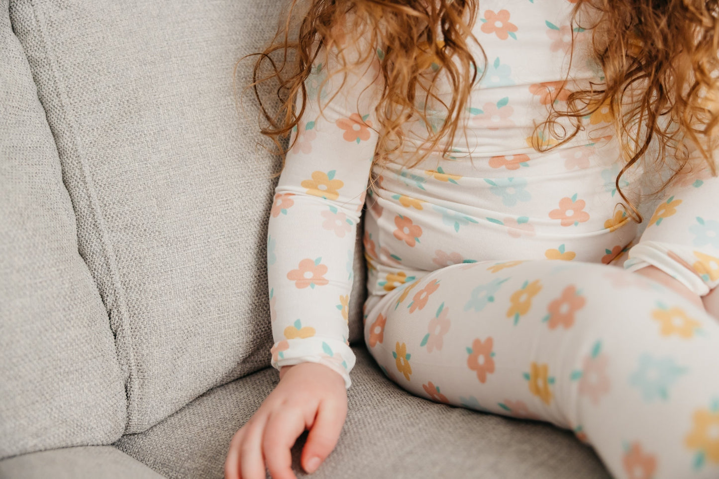 2pc Long Sleeve Pajama Set - Daisy