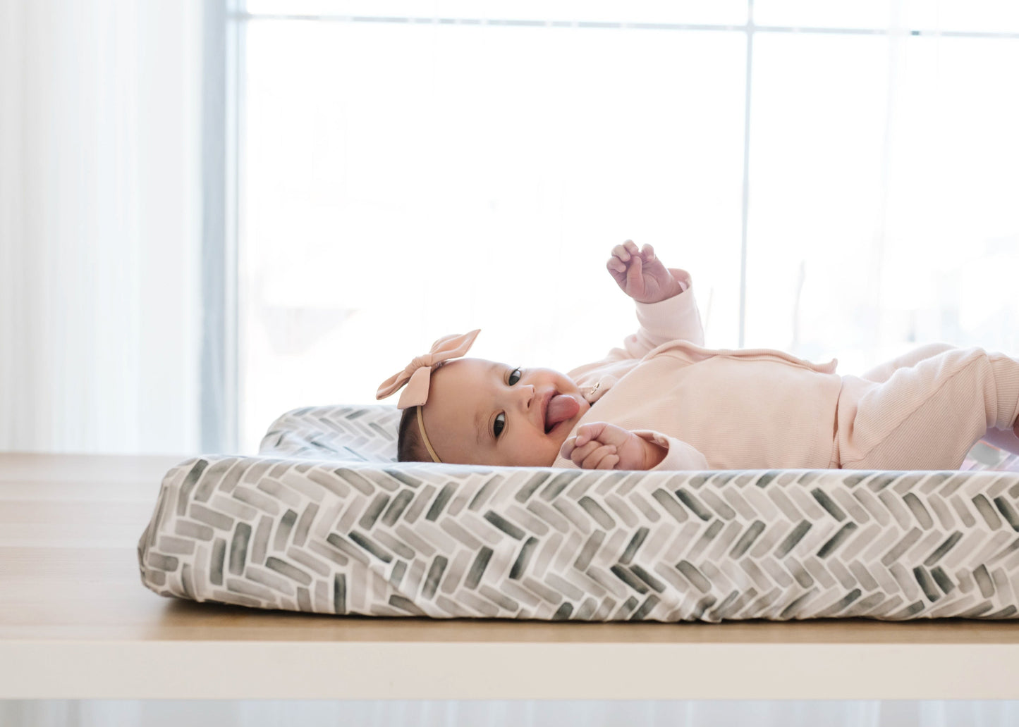 Premium Knit Diaper Changing Pad Cover - Alta