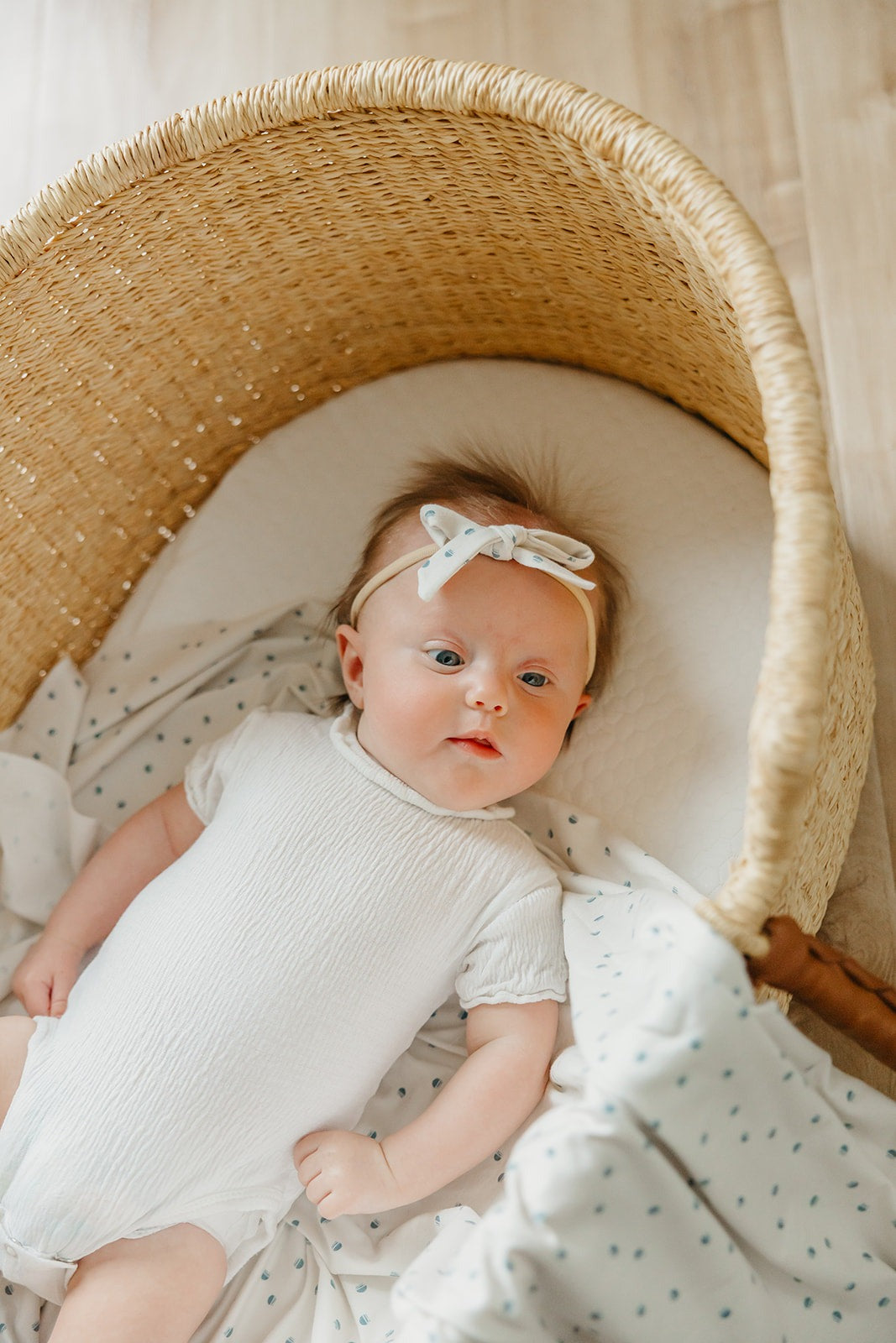 Ribbon Baby Bow - Haze