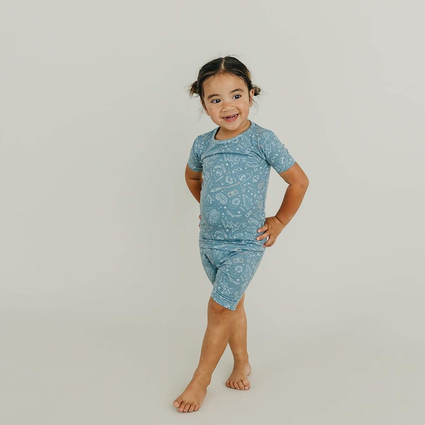 2pc Short Sleeve Pajama Set - Hogwarts