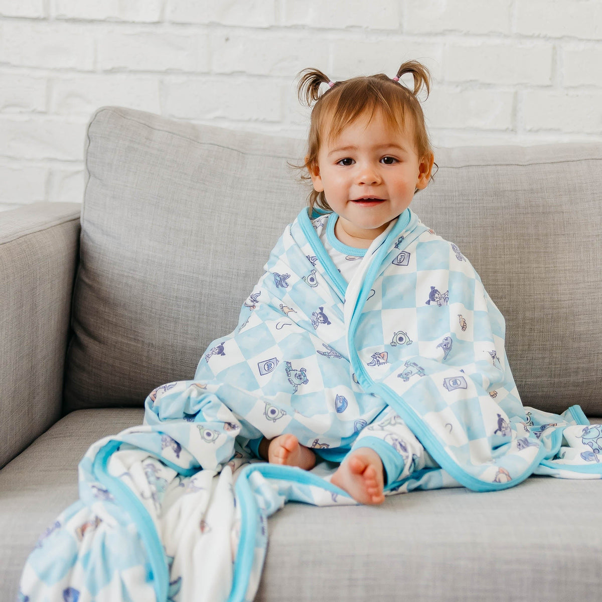 Three-Layer Quilt - Monsters, Inc. Medley