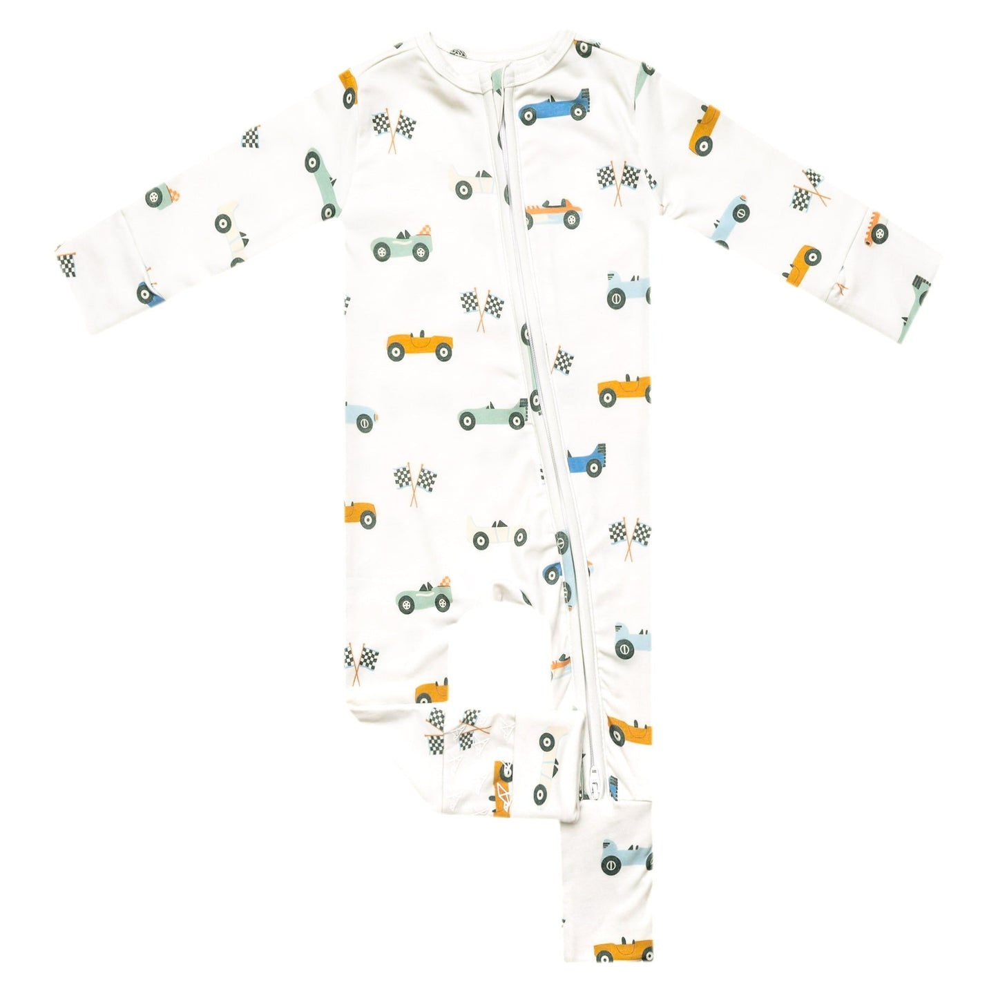 Convertible Zip-Up Footie Pajama - Speedster