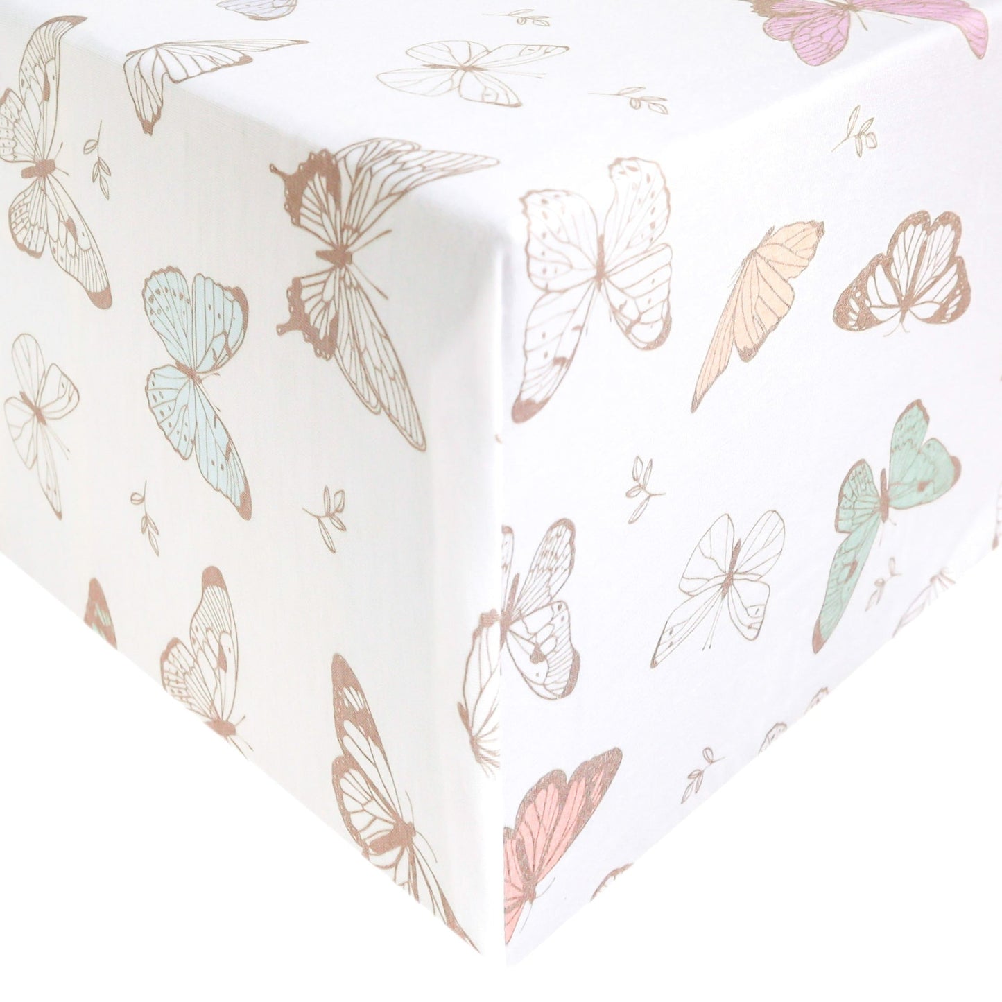 Premium Knit Fitted Crib Sheet - Luna