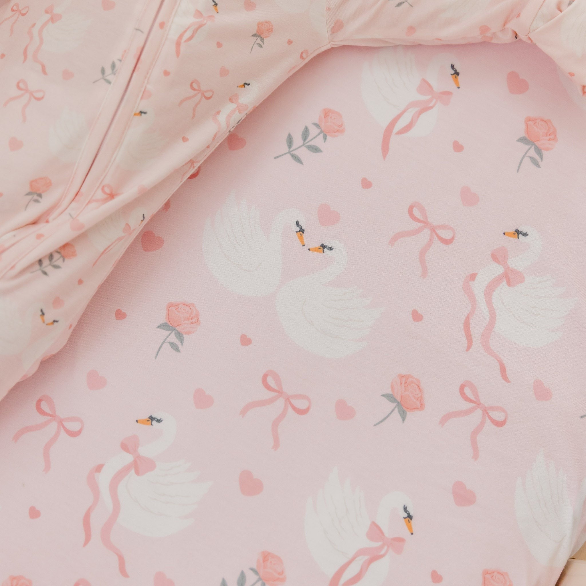 Premium Knit Fitted Crib Sheet - Adelia