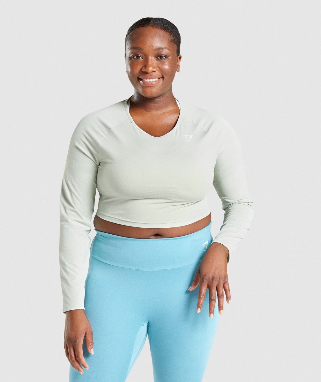 Training Long Sleeve Crop Top