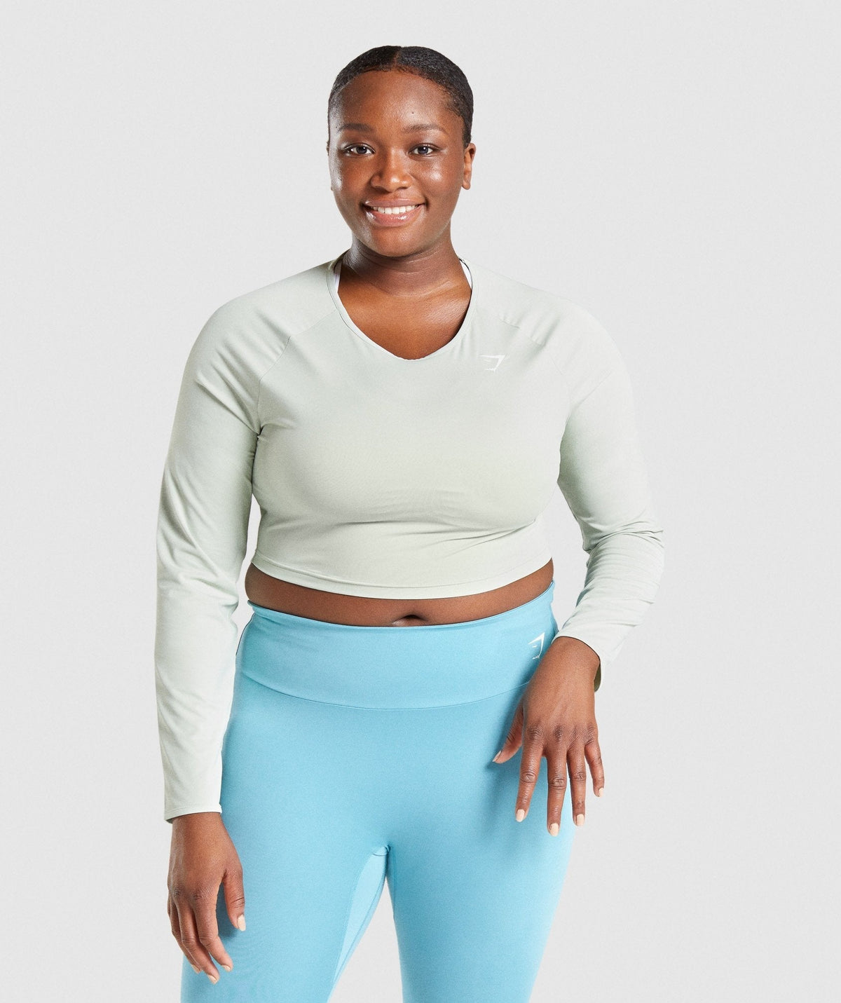 Training Long Sleeve Crop Top