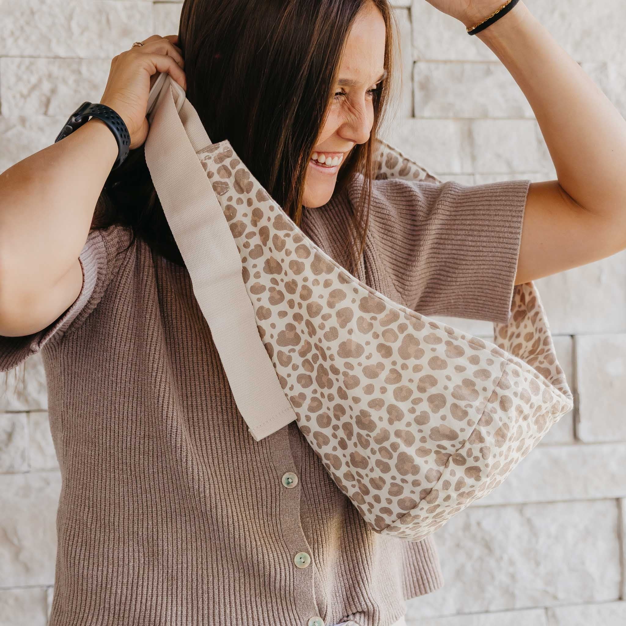 Everyday Sling Carrier - Neutral Leopard