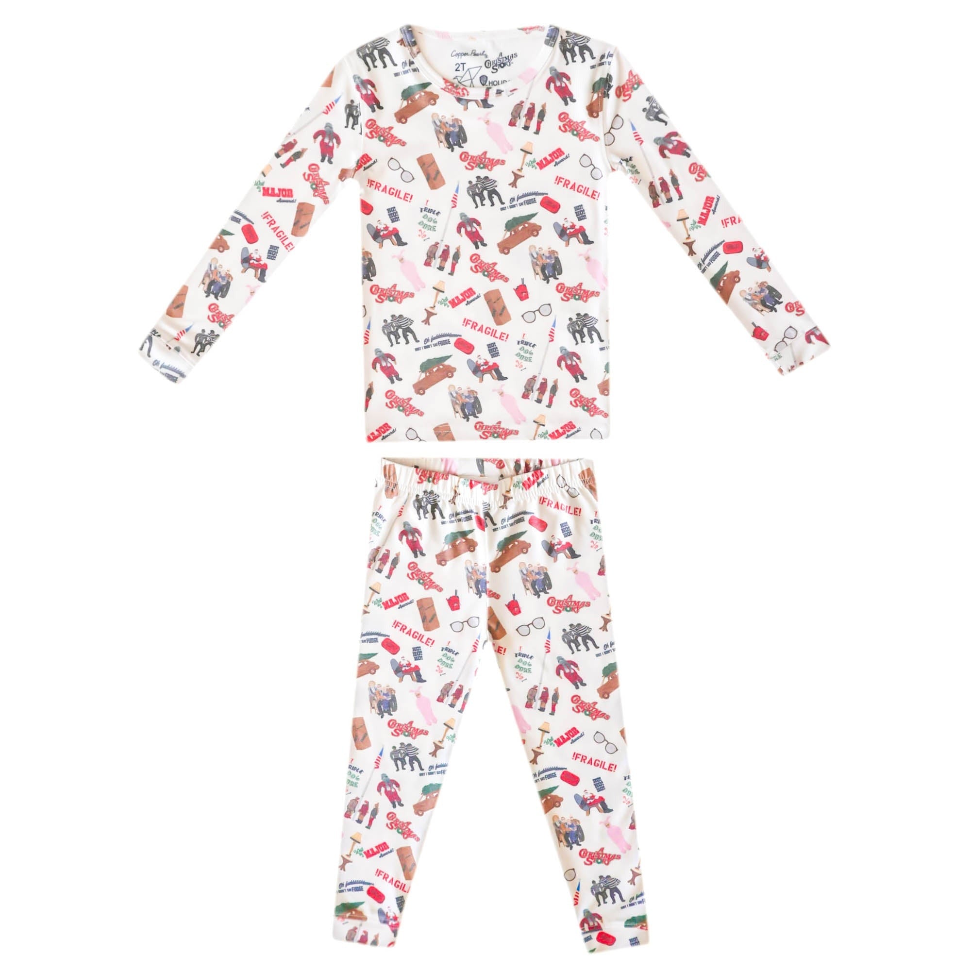 2pc Long Sleeve Pajama Set - A Christmas Story