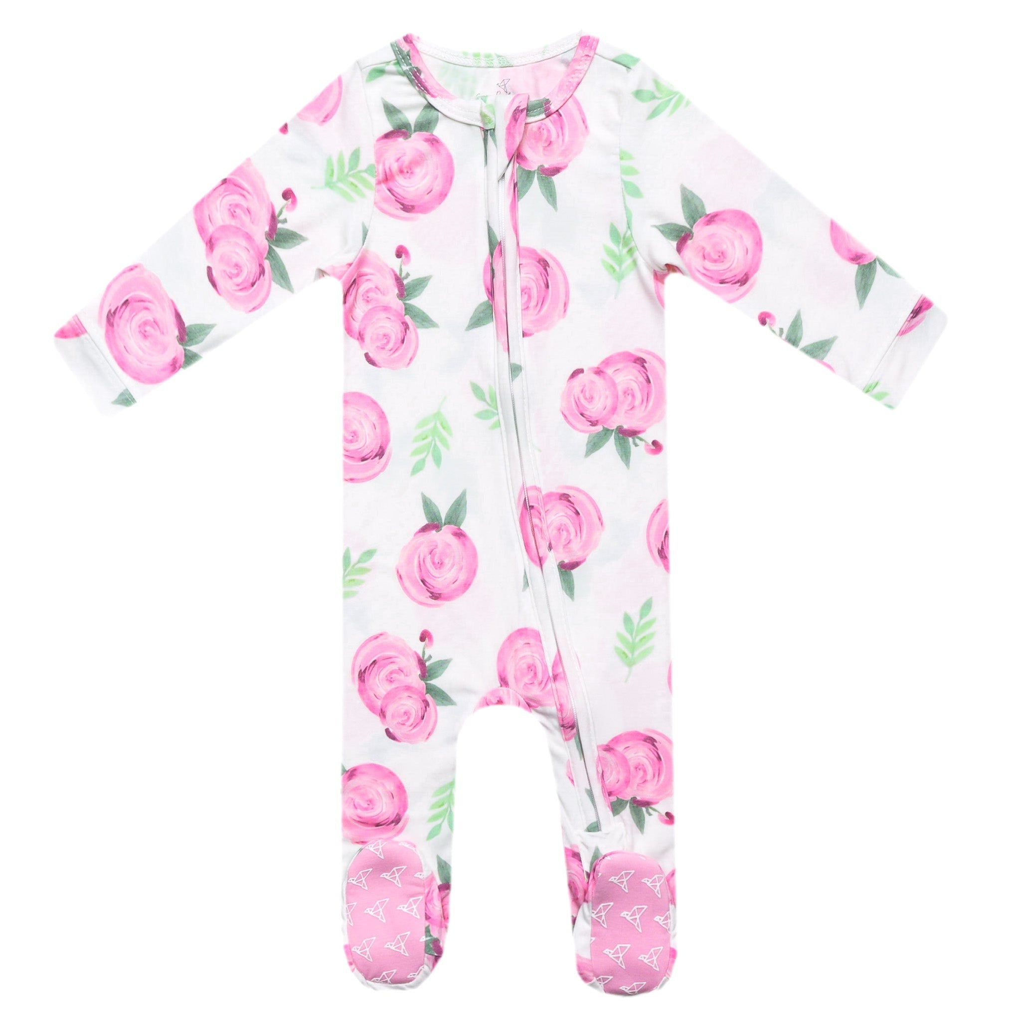 Zip-Up Footie Pajama - Grace