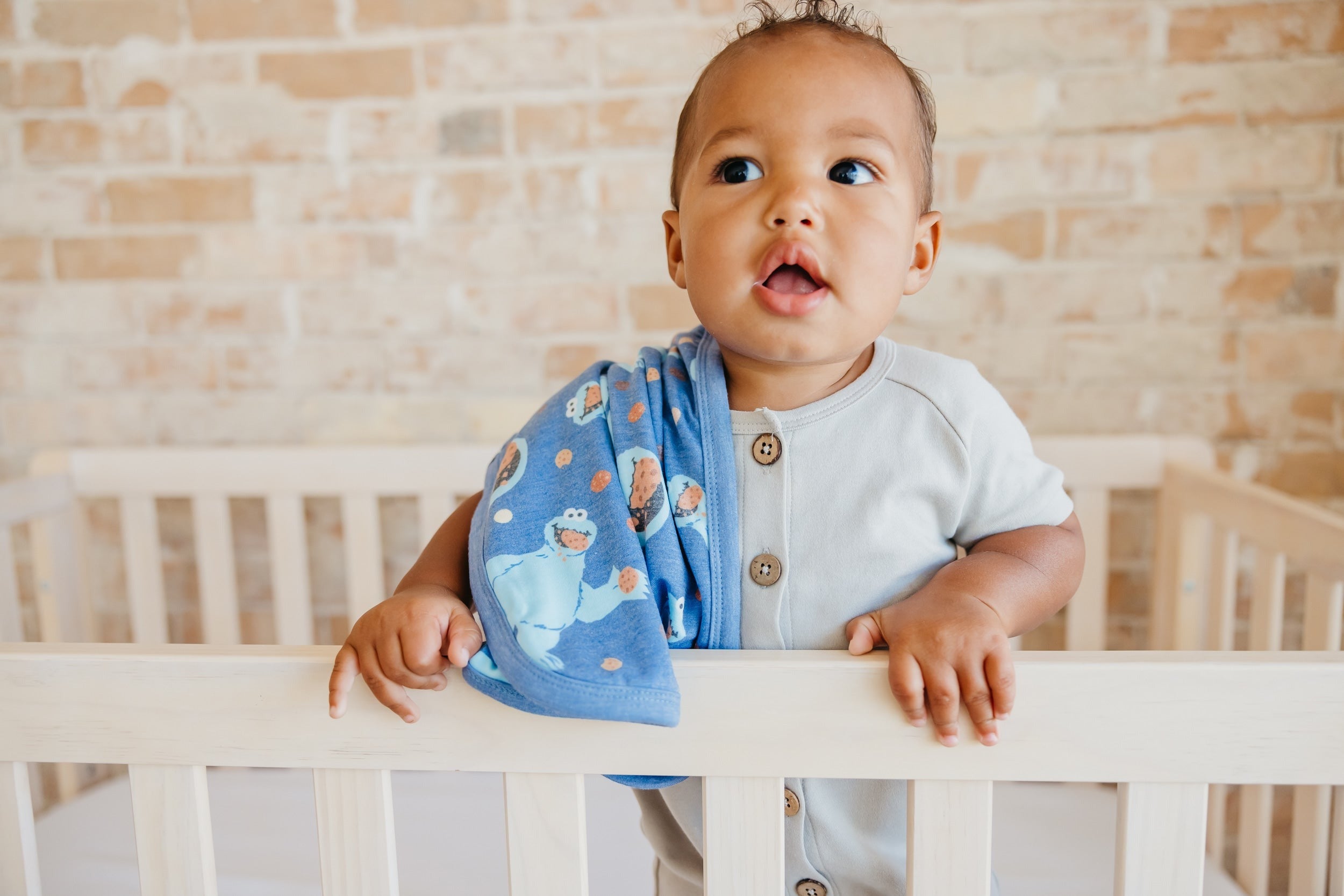 Three-Layer Security Blanket Set - Cookie Monster