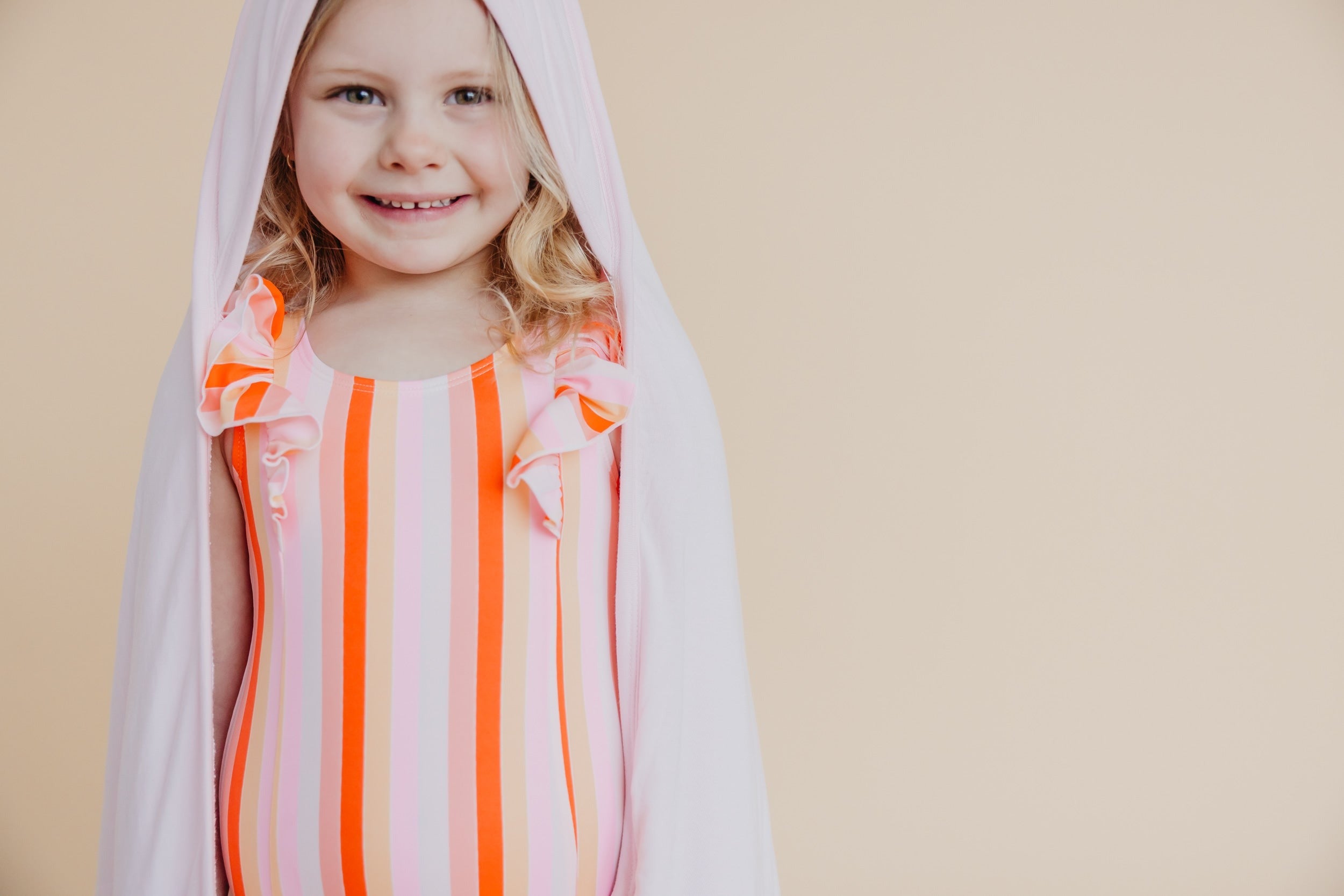 Premium Baby Knit Hooded Towel - Blossom