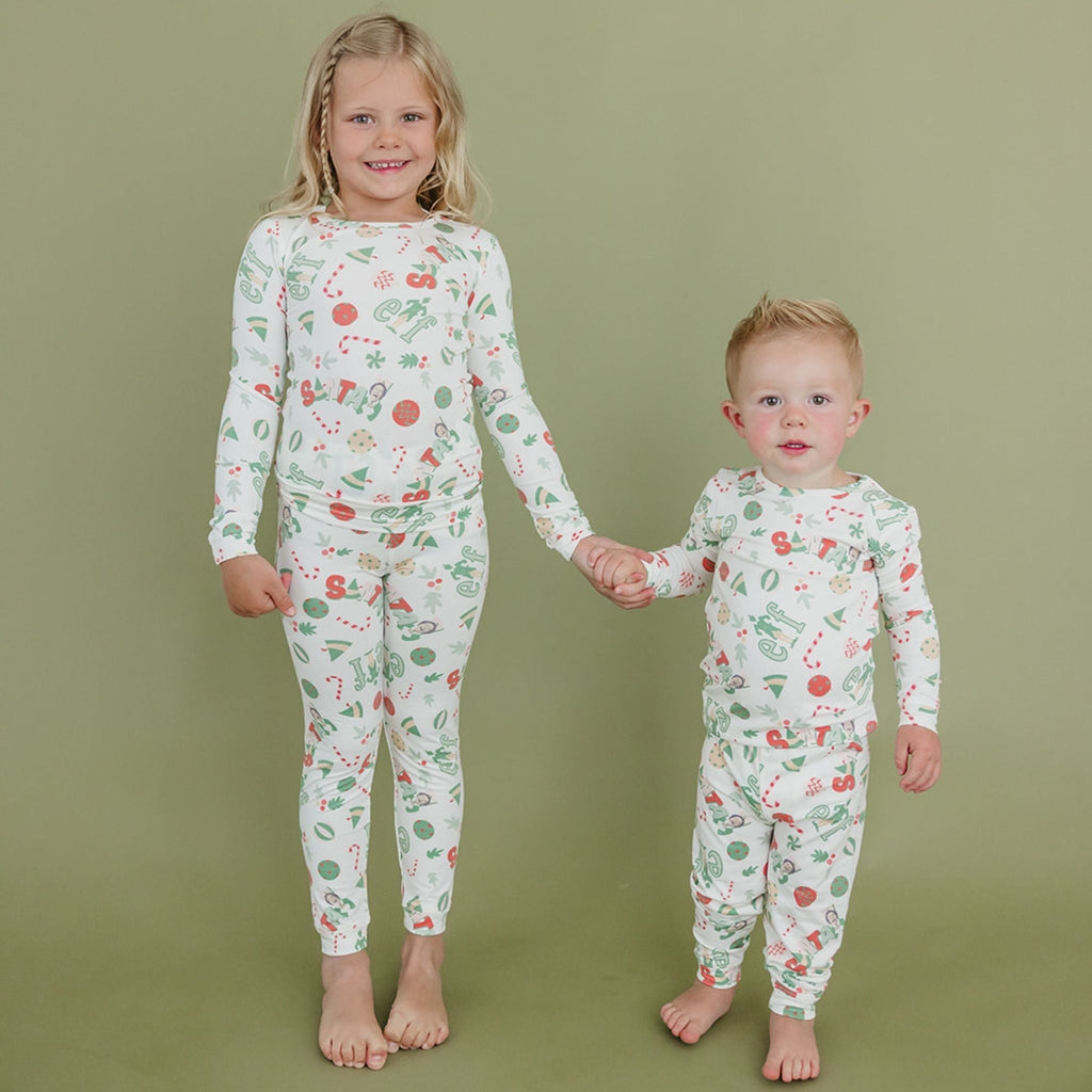 2pc Long Sleeve Pajama Set - Elf