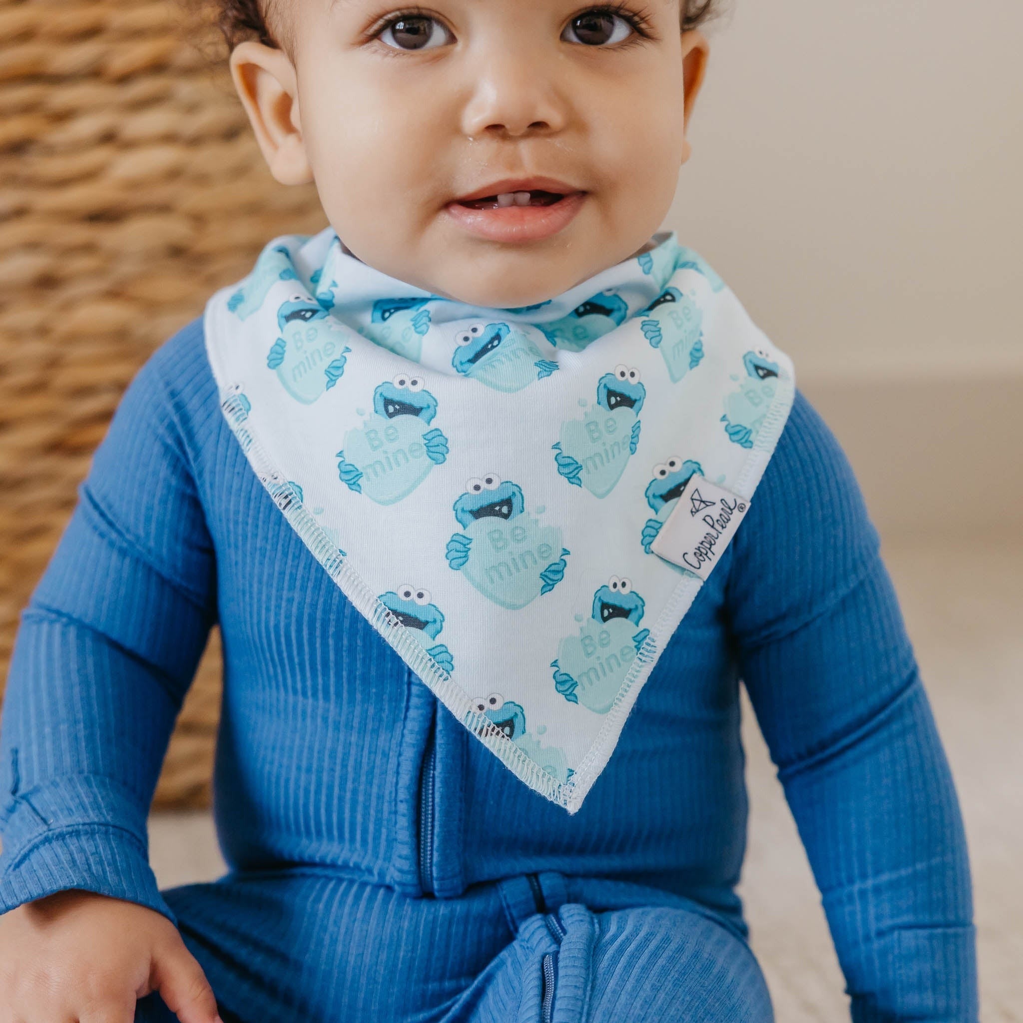 4 Pack Baby Bandana Bibs - Elmo Heart Candies