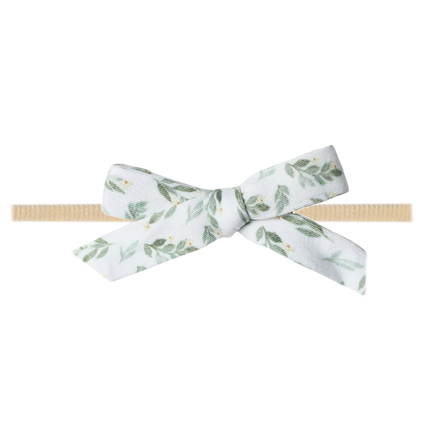Ribbon Baby Bow - Fern