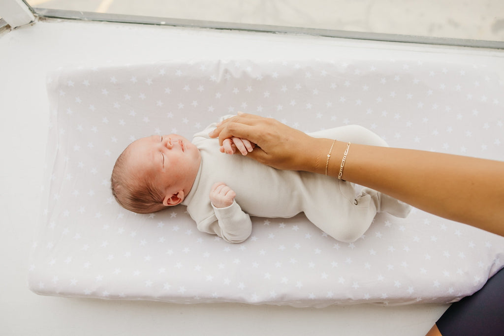Premium Knit Diaper Changing Pad Cover - Twinkle
