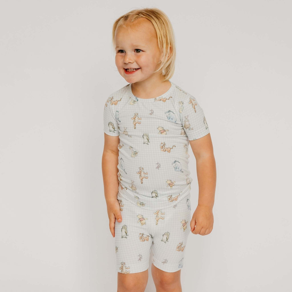 2pc Short Sleeve Pajama Set - Winnie the Pooh and Friends