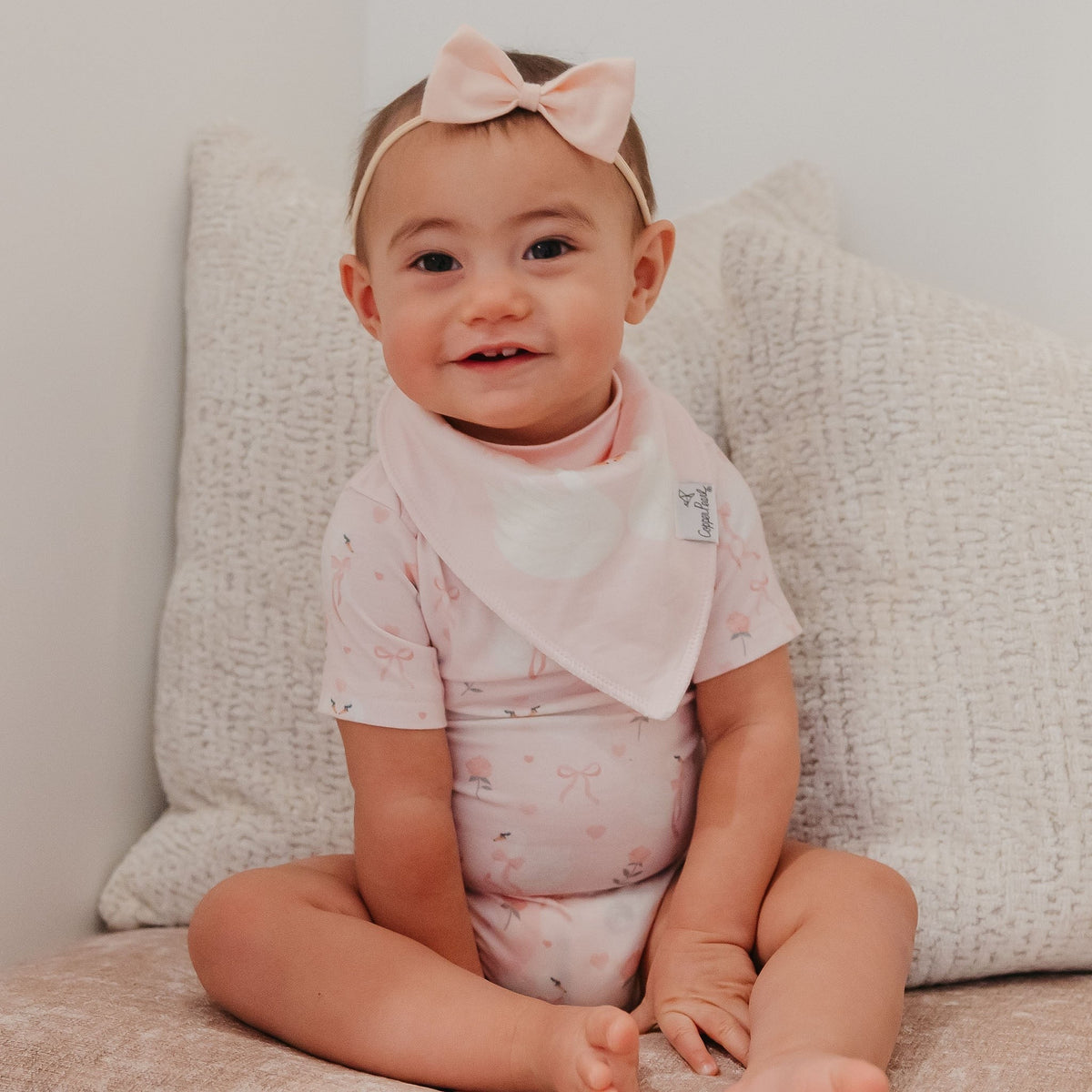 4 Pack Baby Bandana Bibs - Katerina