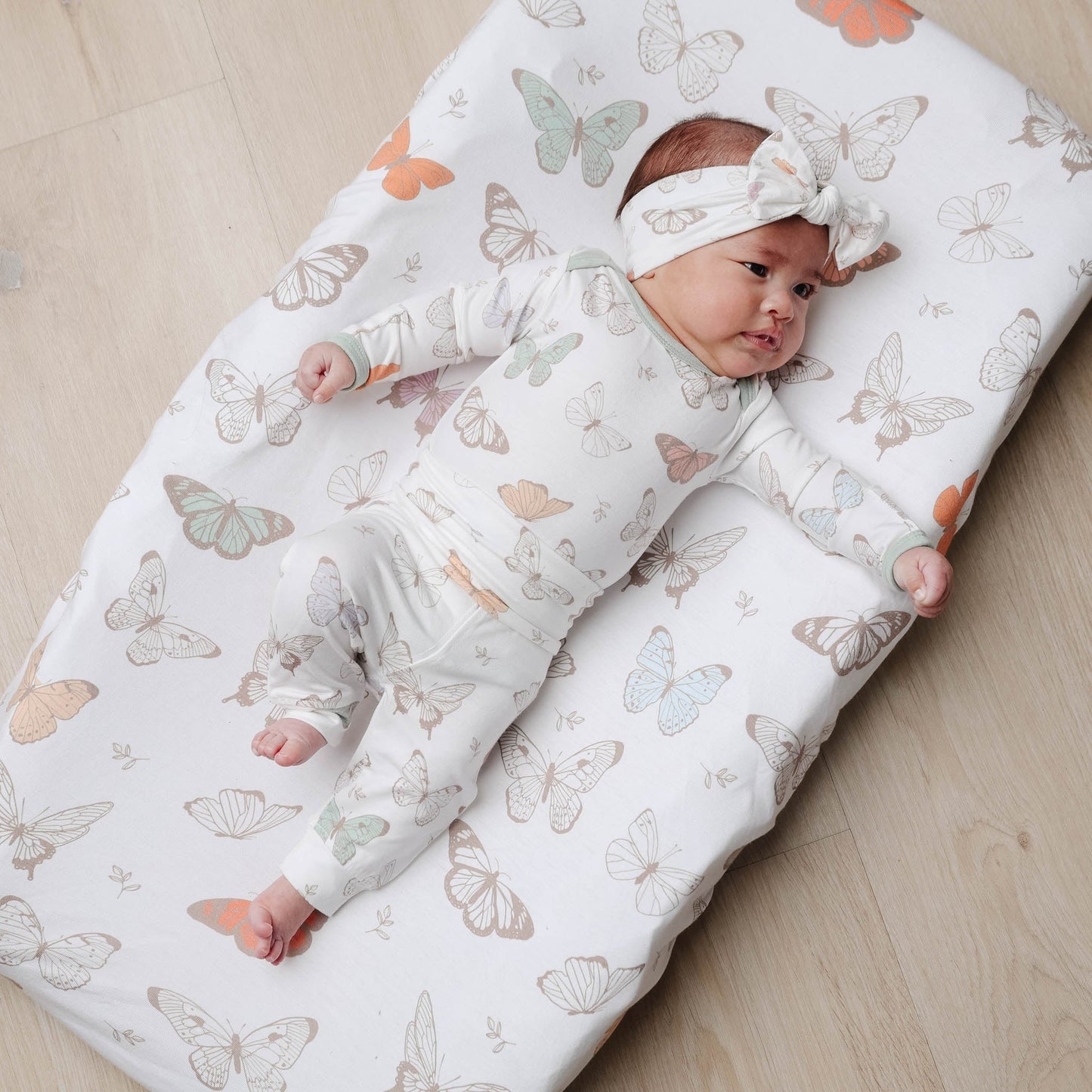 Premium Knit Diaper Changing Pad Cover - Luna