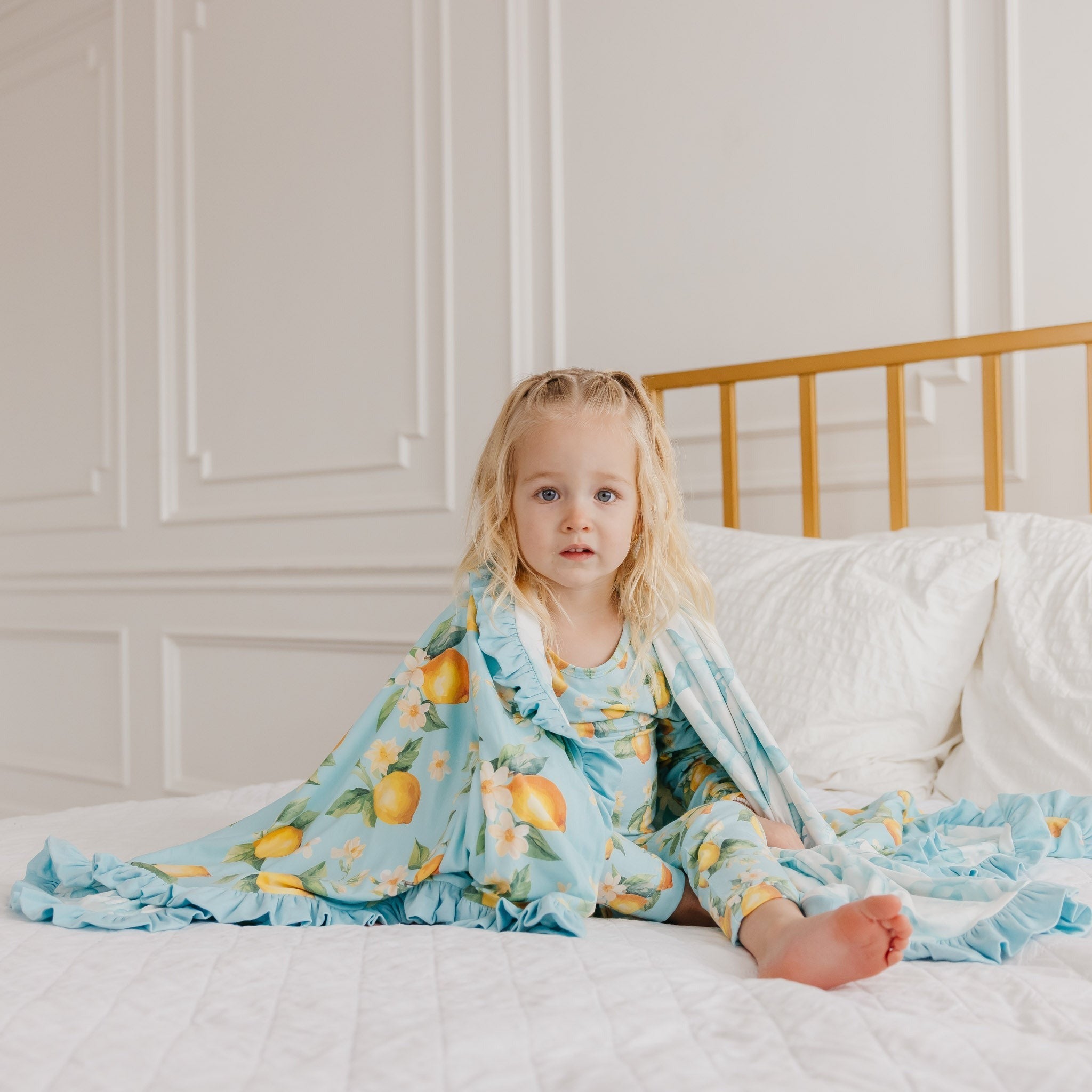 Ruffled Three-Layer Quilt - Melody