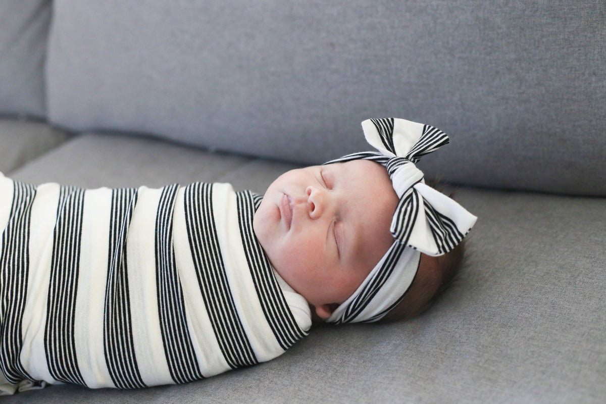 Knit Headband Bow - Tribe
